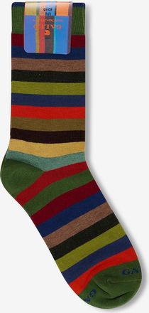 Gallo Gestreifte Socken aus Baumwolle