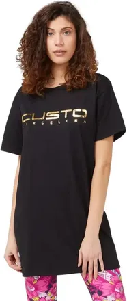 Custo Barcelona Oversized T-shirt - Dames - T-shirts - Zwart - S - Katoen - Tops