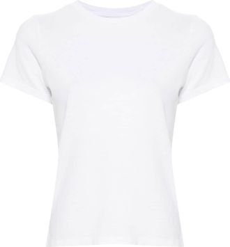 Khaite crew-neck cotton T-shirt - women - Cotton - L - White