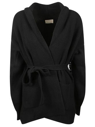 Drumohr Ribbed Merino Wool-Blend Wrap Cardigan
