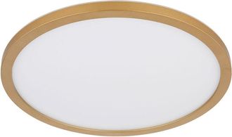 Globo Lighting Globo Lighting - Plafoniera Plafoniera per bagno Plafoniera per soggiorno Plafoniera per sala da pranzo, plastica ottone bianco, retroilluminazione