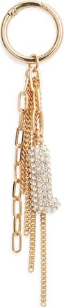 Chelsea28 Pav&eacute; Crystal Inital Bag Charm in L- Clear- Gold at Nordstrom