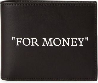 Off-white Bifold Quote Wallet - Accessories - Hombre - Negro - ONE SIZE