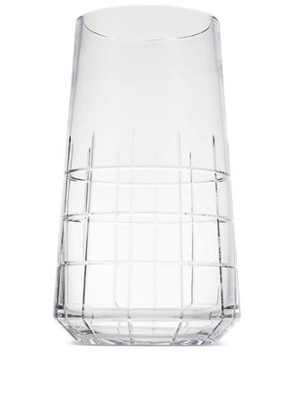 Christofle medium Graphik crystal vase - unisex - Crystal - One Size - White