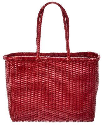 Dragon Diffusion B Weave Big Leather Tote
