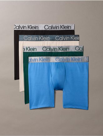 Calvin Klein Mens Chromatic 4-Pack Boxer Brief - Multi - XL