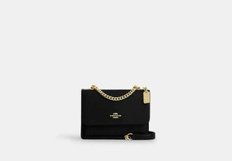 Coach Womens Mini Klare Crossbody Bag in Black | Leather