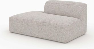 Rendez-Vous D&eacute;co Chaise Longue Hestia Con Respaldo Derecho Para Sof&aacute; Modular De Tejido Beige