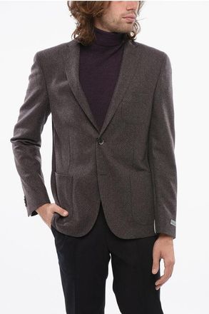 Nino Danieli Virgin Wool Blazer with Patch Pockets size 50