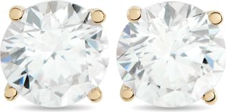 Luxury Bazaar 14K Yellow Gold 3.48ct Lab-Grown Diamond Stud Earrings LG05-120925