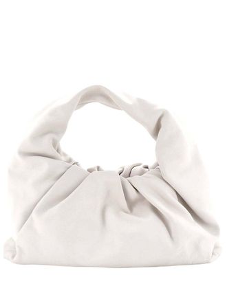 Bottega Veneta White Leather The Shoulder Pouch Medium (Authentic Pre-Loved)