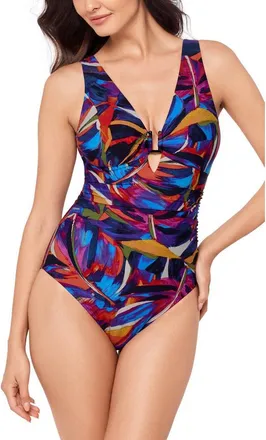 Magic Suit By Miraclesuit Mariachi Kristi One-Piece Swimsuit in Multi at Nordstrom, Size 12
