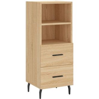 vidaXL Vidaxl - Aparador madera contrachapada color roble Sonoma 34,5x34x90 cm