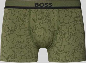 HUGO BOSS Regular Fit Trunks aus Baumwoll-Mix Modell TRUNK 365 in Oliv, Gr&ouml;&szlig;e XXL