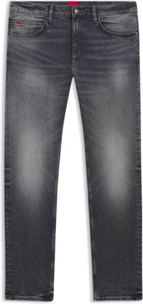 HUGO BOSS Grey slim-fit jeans in stretch denim