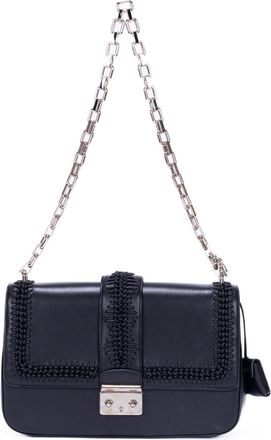 Dior Pre-owned Womens Miss Flap Shoulder Bag - Black - One Size