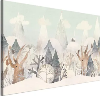 OEM Cuadro Sobre Lienzo Italiano De 90 X 60 Cm - Estilo Escandinavo - Naturaleza Cuadro Sobre Lienzo Italiano De 120 X 80 Cm - Estilo Escandinavo - Natura