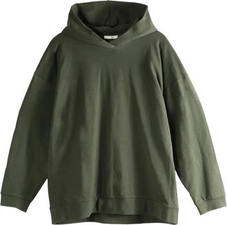 The Row Felpa in cotone con cappuccio - Verde