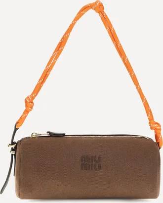 Miu Miu Borsa a Spalla con logo ricamato Woman UNI