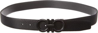 Ferragamo Ferragamo Gancini Reversible & Adjustable Leather Belt