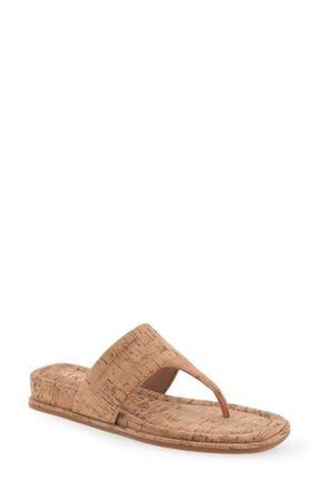 Aerosoles Barry T-Strap Sandal in Cork Combo at Nordstrom Rack, Size 6.5