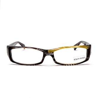 Alain Mikli Yellow A0714 Acetate Rectangular Glasses