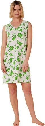 The Cats Pajamas Pima Knit Nightgown Floral in Isa at Nordstrom, Size Small