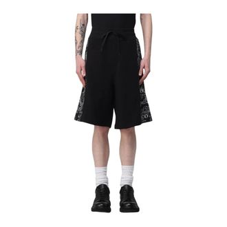 Versace Jeans Couture Stylish Black Cotton Shorts