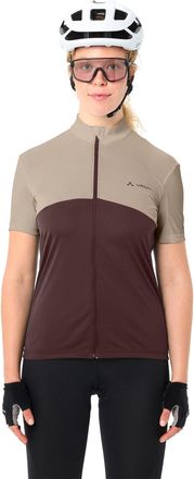 Vaude Radtrikot VAUDE WOMENS MATERA FZ TRICOT, Damen, Gr. 36, schwarz oak, Obermaterial: 100% Polyester, ohne Ausschnitt, normaler Saum, Trikots Radtrikot, 