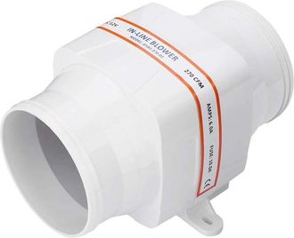 OEM Ventilador Extractor De Ventilaci&oacute;n, Ventilador De Aire De Sentina Marina De 4 Pulgadas En L&iacute;nea, Ventilador De Ventilaci&oacute;n Fuerte, Dise&ntilde;o De Carcasa 