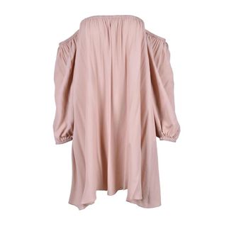 Semicouture Short Dresses, female, Pink, S, Womens Antique Pink Dress