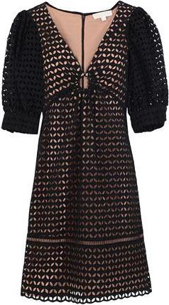 Michael Kors GEO EYELET MINI DRESS