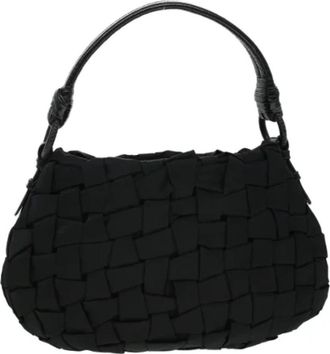 Prada Pre-owned Vintage Nylon Schoudertas - Dames - Vintage Handtas - Zwart - ONE Size - Nylon - Vintage