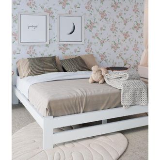 OEM Cama De Madera Blanca - 180x200 Arizona