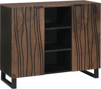 vidaXL Sideboard Brown 90 x 33 x 75 cm Solid mango wood Vidaxl