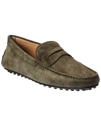 Tod's Tods City Gommino Suede Loafer