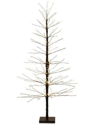 Melrose International Black Led Twig Tree