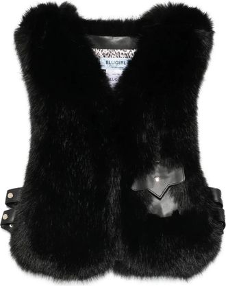 Blugirl Gilet met V-hals - Zwart