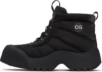 Cesare Gaspari Chunky veterlaarzen Mirai - Dames - Veterlaarzen - Zwart - 39 EU - Schoenen