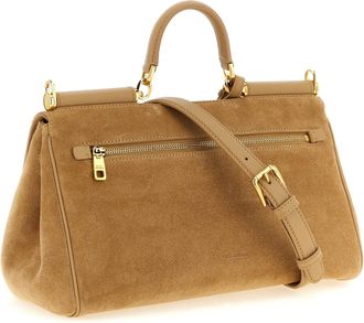 Dolce & Gabbana Sicily Shoulder Bag - Beige