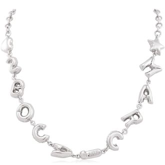 Marc Jacobs Light Antique Silver Balloon Necklace