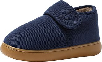 Generic Winter Snow Boots for Women Men Warm Fur Lined Shoes Adjustable Straps Slip on Slippers Comfortable Non-Slip Outdoor Indoor Sneakers for Elderly Women