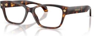 Versace 54mm Cat Eye optical glasses in Tortoise at Nordstrom