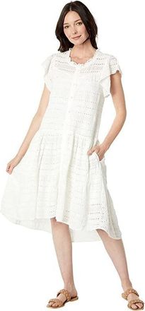 True Grit Dylan by True Grit Hannah High Desert Dress Womens White Eyelet JDM2000