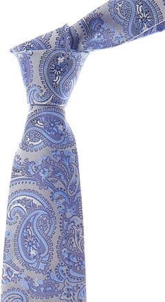 Etro Blue Paisley Silk Tie