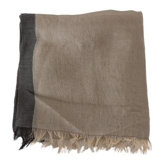 Costume National Accessoires, Dames, Beige, ONE Size, Katoen, Cotton Scarf
