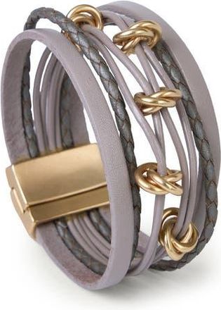 Saachi Mulistrand Knot Bracelet in Taupe at Nordstrom Rack