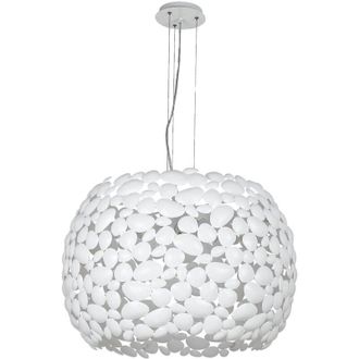 Fan Europe Lampadario a sospensione DIONISO in metallo bianco