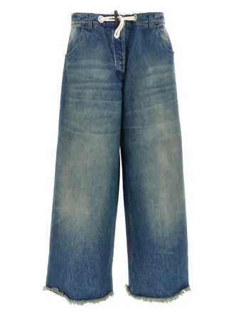 Moncler Blue High Waist Jeans
