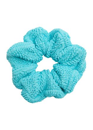 Hunza G Crinkle Scrunchie - Aqua - One Size